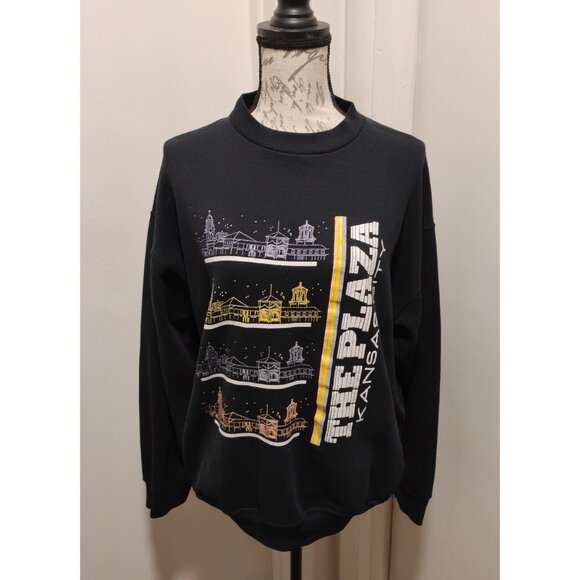 Plaza Kansas City Sweater Unisex Size ¨ L ¨  12-14,  long sleeve, black - Picture 7 of 10